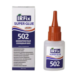 IRFix Клей секундный цианакрилатный IRFIX Super Glue 502 бесцветный (3гр) 1/12 (288)