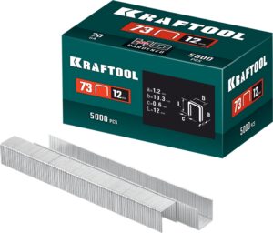 KRAFTOOL 12 мм, тип 73, 5000 шт, скобы для плайера (31773-12)