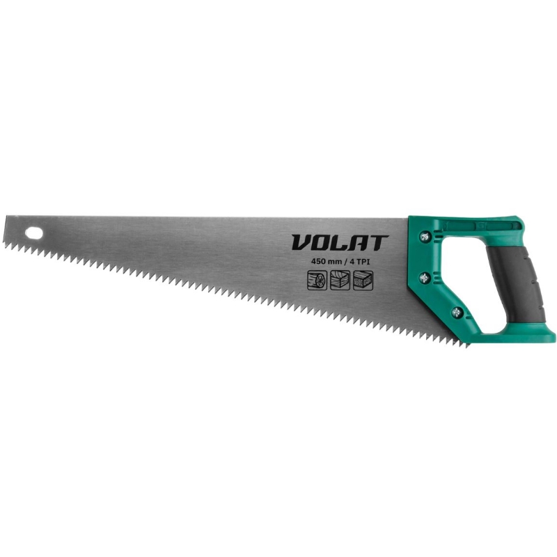 Ножовка по дер, 450мм 4 TPI ВОЛАТ
