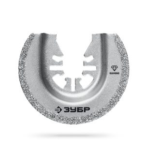 ЗУБР DIAMOND 65x2.0 мм полотно пильное с алмазным зерном Р50: керамика, бетон, кирпич, UniLock (15554-65)