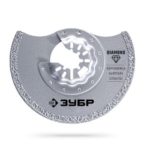 ЗУБР DIAMOND 85x2.2 мм полотно дисковое с алмазным зерном Р40: керамика, мрамор, стекло, кирпич, StarQuick (15584-85)