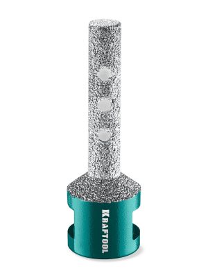 KRAFTOOL VS DIAMOND d 10 мм (М14, 50 мм), Вакуумная алмазная фреза пальчиковая с конусом (29811-10)