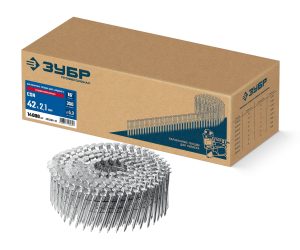 ЗУБР CSN 42 х 2.1 мм, барабанные гвозди для сайдинга оцинкованные, 14000 шт (305386-42)