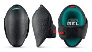 KRAFTOOL STABIL эргономичные, гелевая вставка, воздухопроницаемые, для легко повреждаемых поверхностей, наколенники защитные (11516)