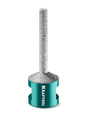 KRAFTOOL VS DIAMOND d 6 мм (М14, 50 мм), Вакуумная алмазная фреза пальчиковая с конусом (29811-06)