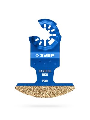 ЗУБР CARBIDE ВК8 Р30, 70x2.8 мм полотно с твердосплавной крошкой: керамика, кирпич, пенобетон, StarQuick (15580-70-2.8)