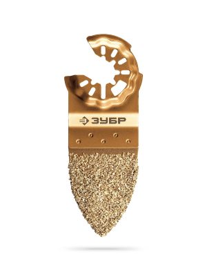 ЗУБР CARBIDE ВК8 Р40, 35x42 мм полотно дельтовидное с твердосплавной крошкой: керамика, кирпич, пенобетон, StarQuick (15582-P40)