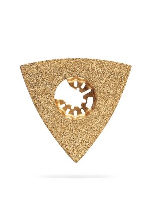 ЗУБР CARBIDE ВК8 Р60, 80 мм полотно треугольное зачистное с твердосплавной крошкой: клей, краска, раствор, кирпич, пенобетон, StarQuick (15583-P60)