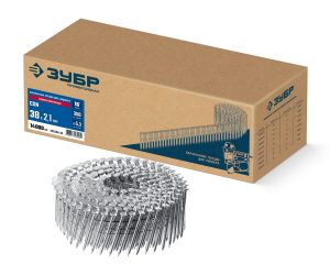 ЗУБР CSN 38 х 2.1 мм, барабанные гвозди для сайдинга оцинкованные, 14000 шт (305386-38)
