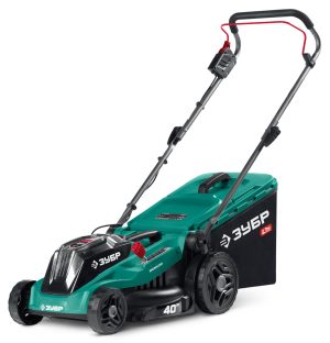 ЗУБР 40 В (2x20В), 400 мм, без АКБ (LMS), газонокосилка аккумуляторная бесщеточная (ГКЛ-4040)