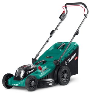 ЗУБР 40 В (2x20В), 460 мм, без АКБ (LMS), газонокосилка аккумуляторная бесщеточная (ГКЛ-4046)