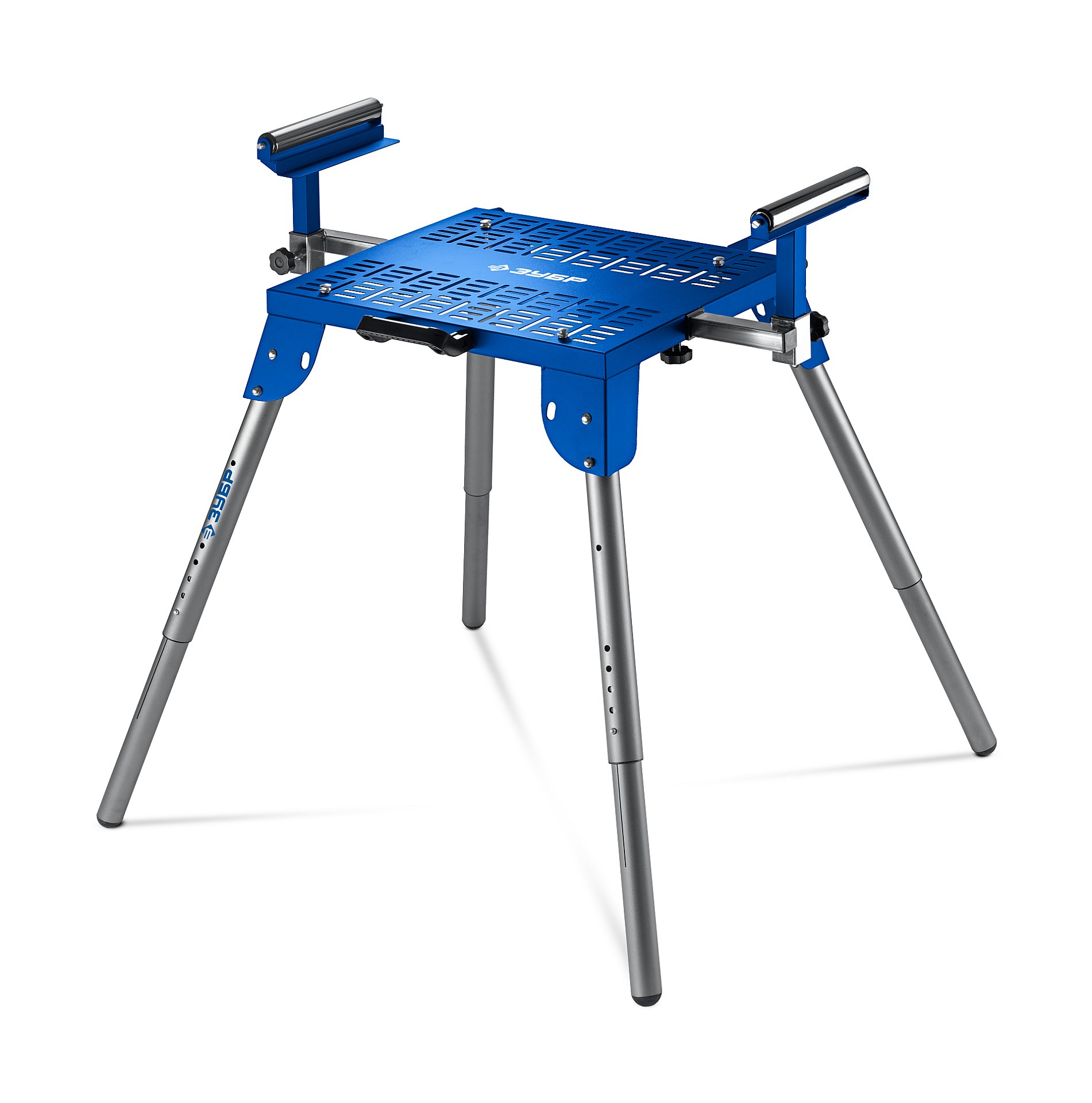 ЗУБР СМР-600, (925-1835)x460х825 мм, монтажный стол складной с роликовыми опорами, Профессионал (38785)