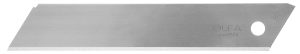 OLFA 18 мм, 10 шт, в пластиковом кейсе, несегментированные лезвия (OL-LB-SOL-10)