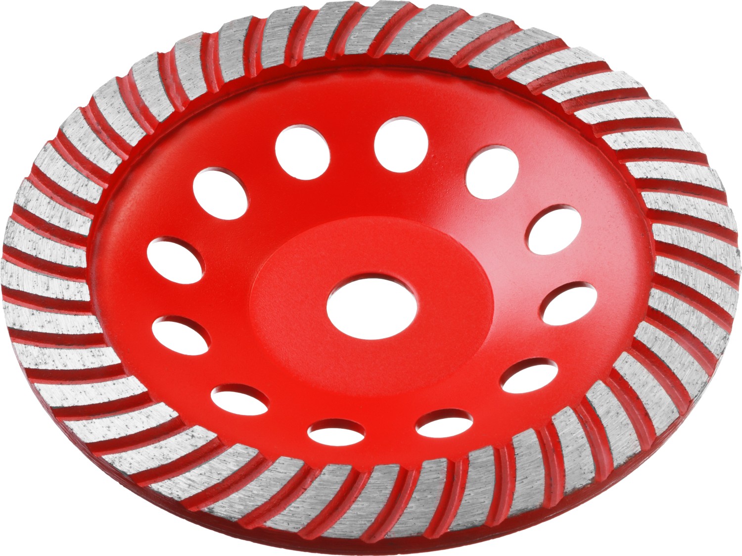 ЗУБР Турбо, d 180 мм, сегментированная алмазная шлифовальная чашка (33375-180)