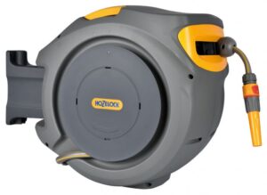 Катушка Авто HoZelock 2402 Pro со шлангом 1/2" 25 м, коннекторами и наконечником для шланга
