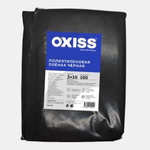 Пленка полиэтиленовая OXISS 100/3/10, чёрная
