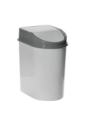 Контейнер для мусора 8л (мраморный) IDEA